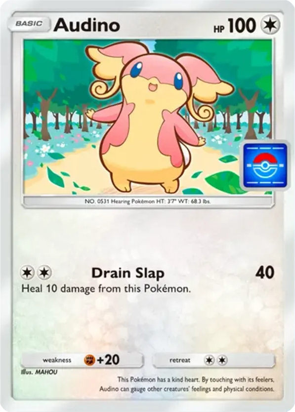 Audino card front