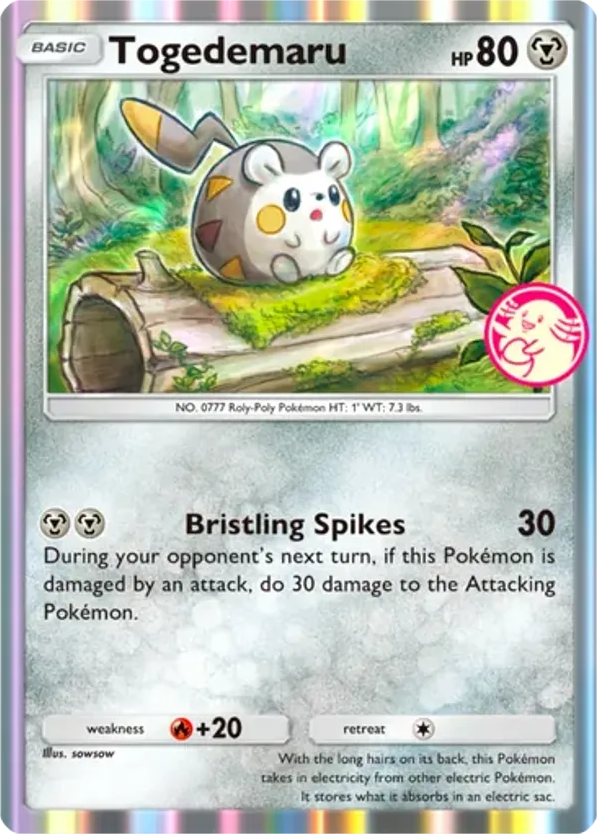 Togedemaru card front