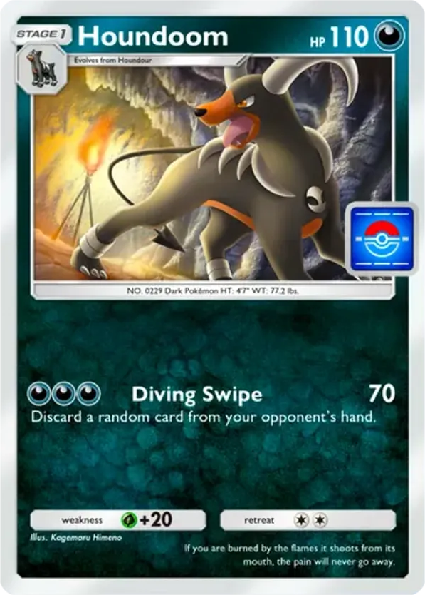 Houndoom card front