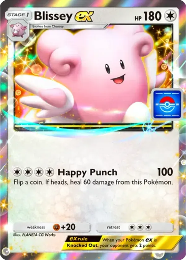 Blissey ex card front