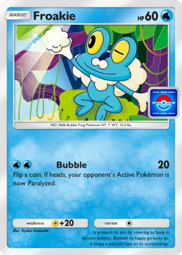Froakie card front