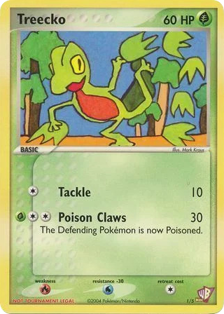 Treecko card front