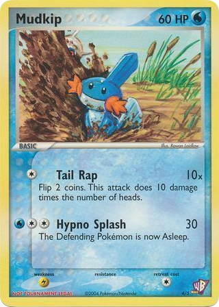 Mudkip card front