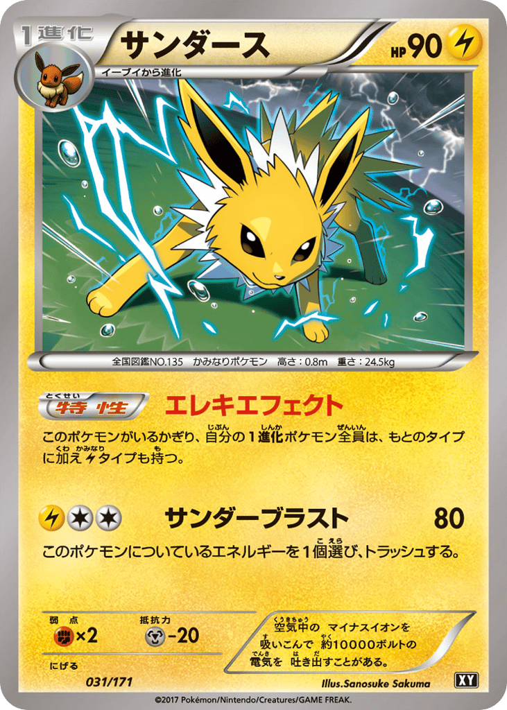 サンダース card front