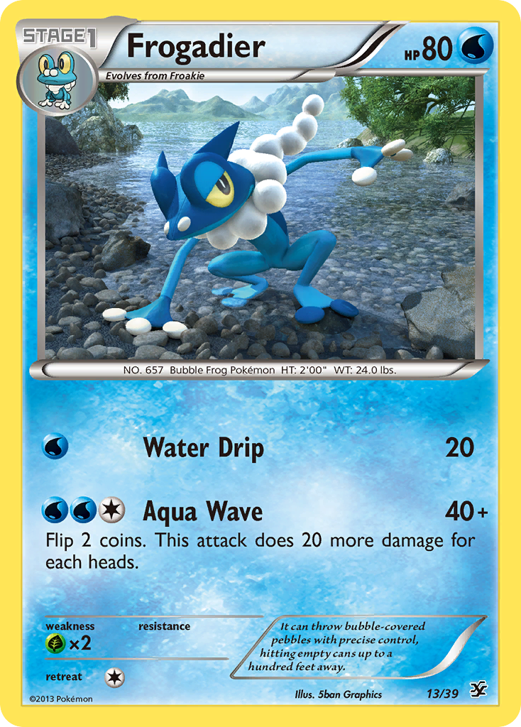 Frogadier card front