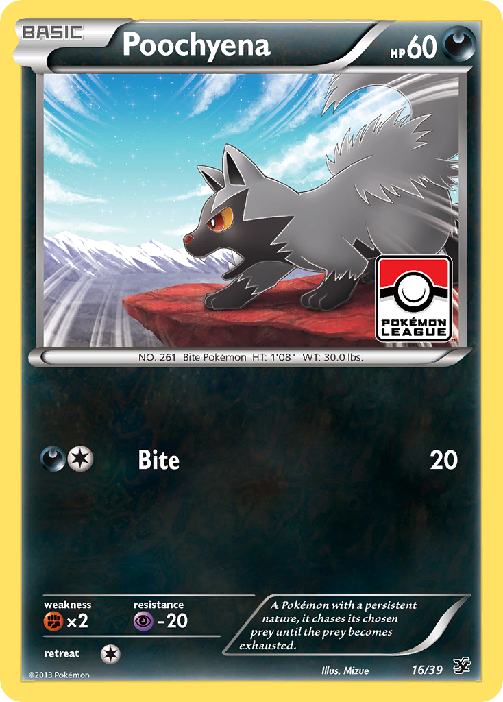 Poochyena card front