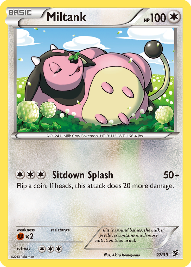 Miltank card front