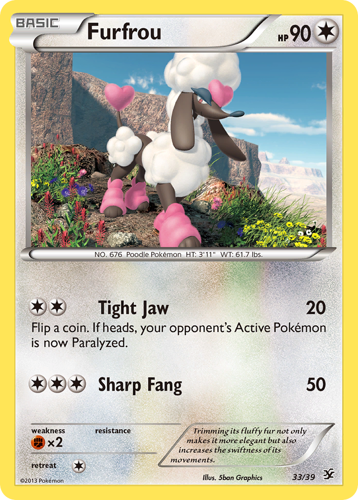Furfrou card front