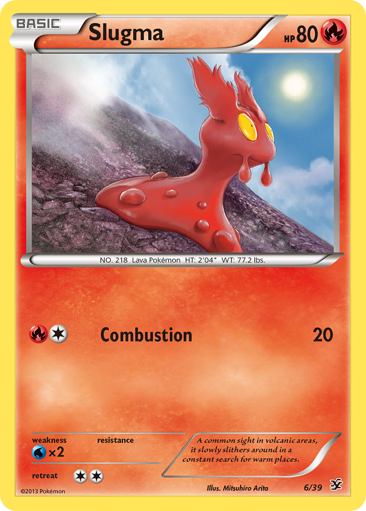 Slugma card front
