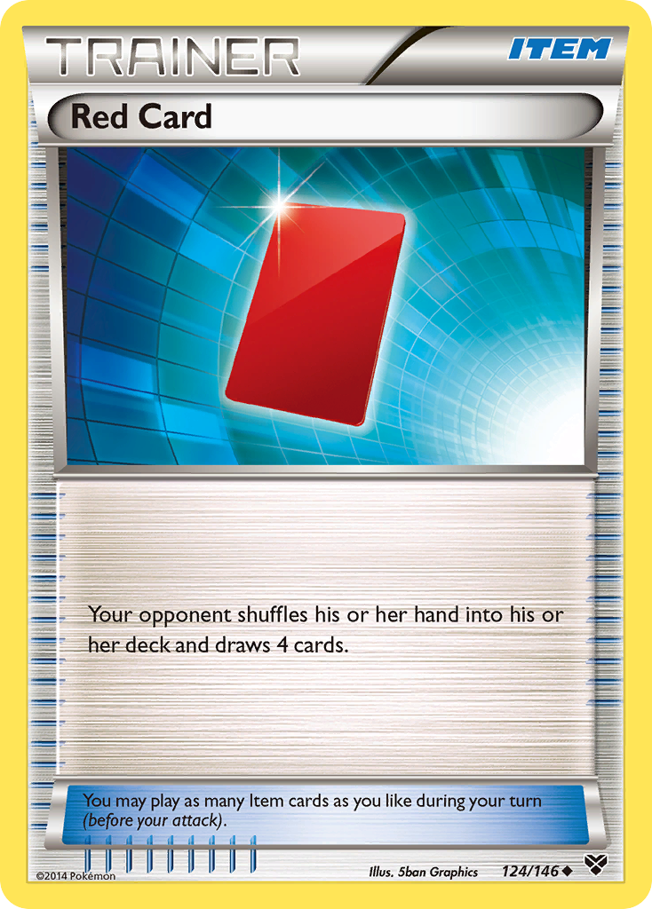 Red Card card front