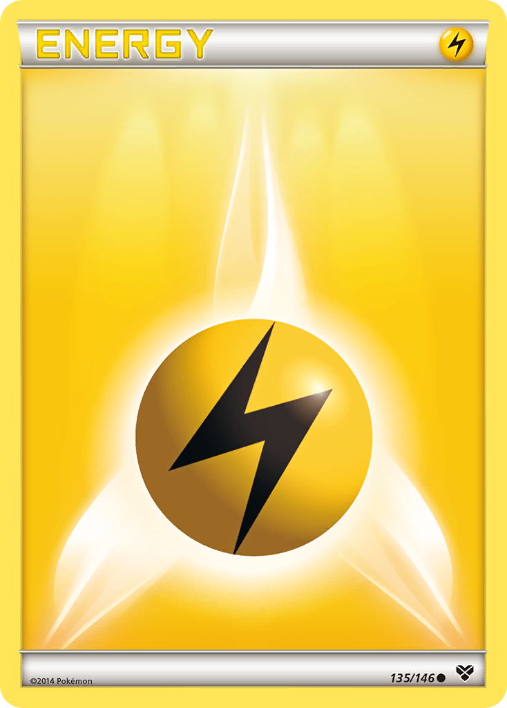 Lightning Energy card front