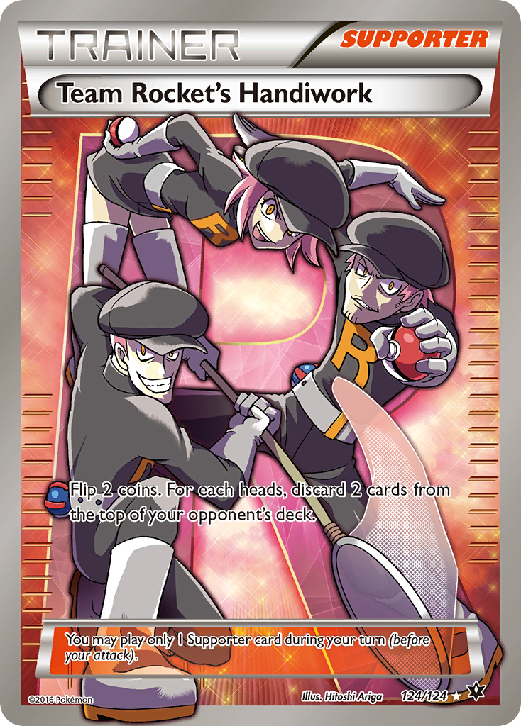 Team Rocket's Handiwork card front