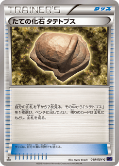 たての化石 タテトプス