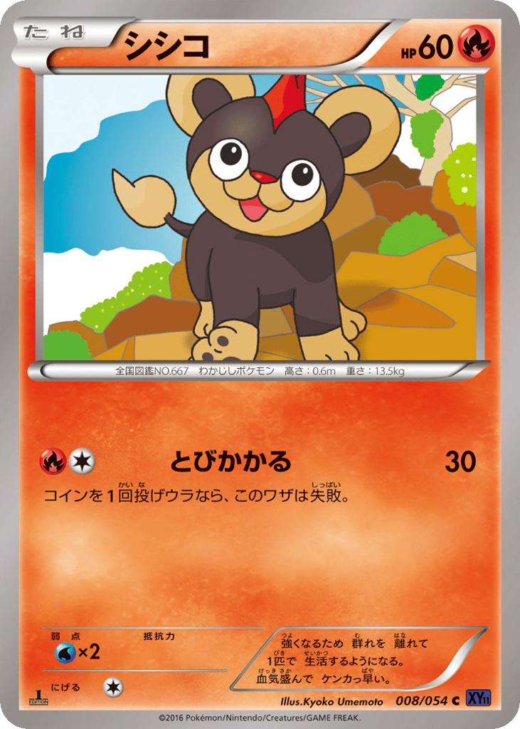 シシコ card front