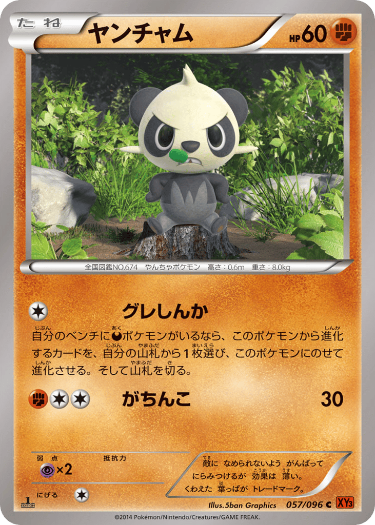 ヤンチャム card front