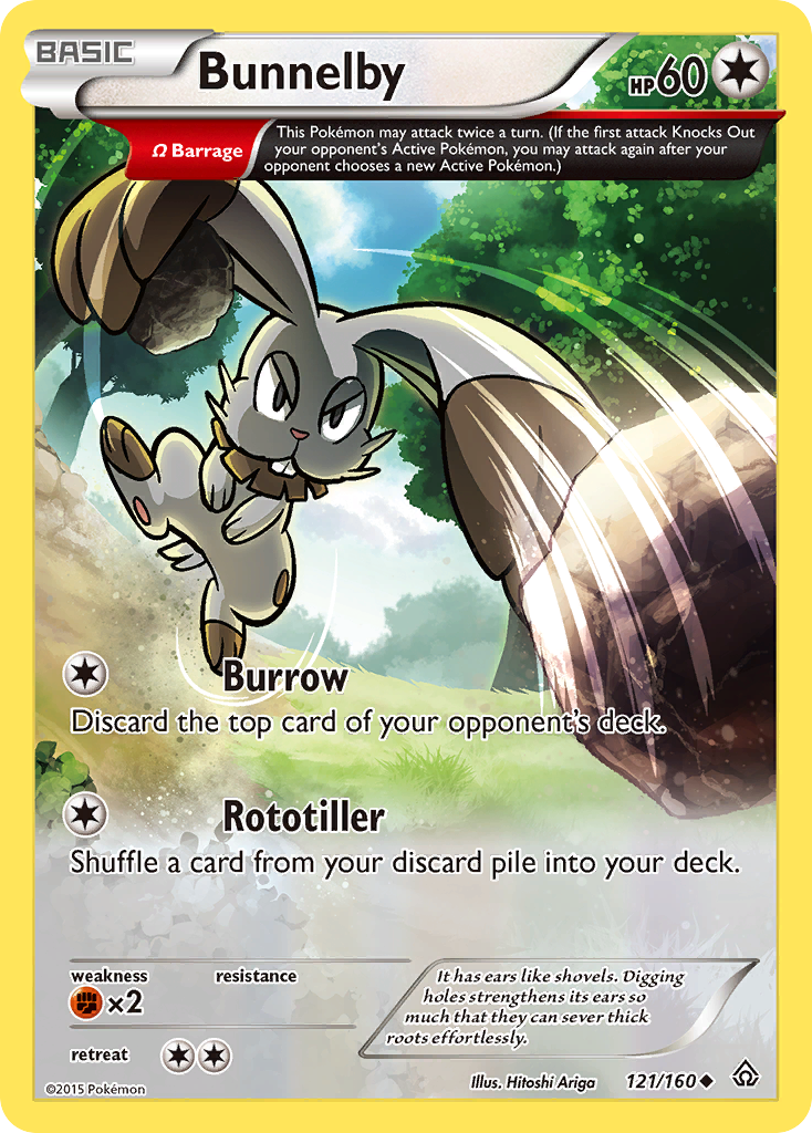 Bunnelby card front