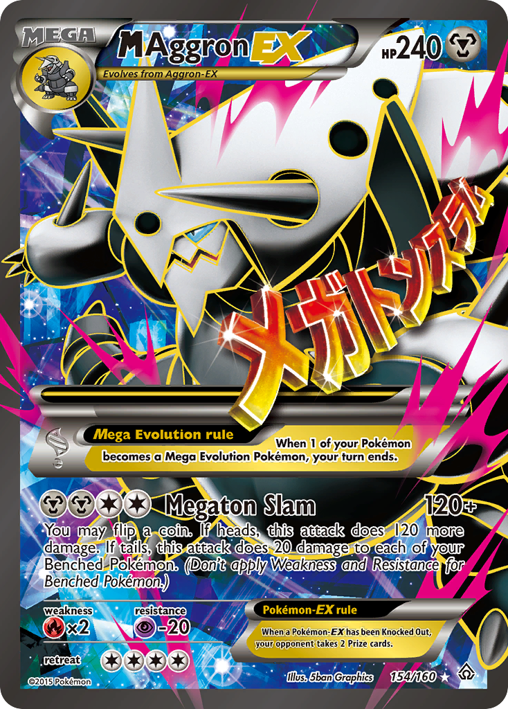 M Aggron-EX card front