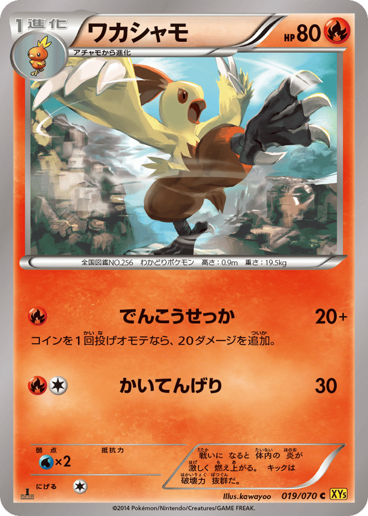 ワカシャモ card front