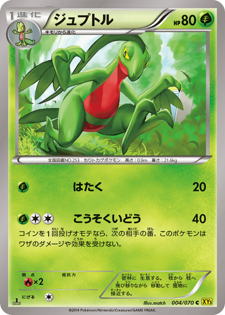 ジュプトル card front