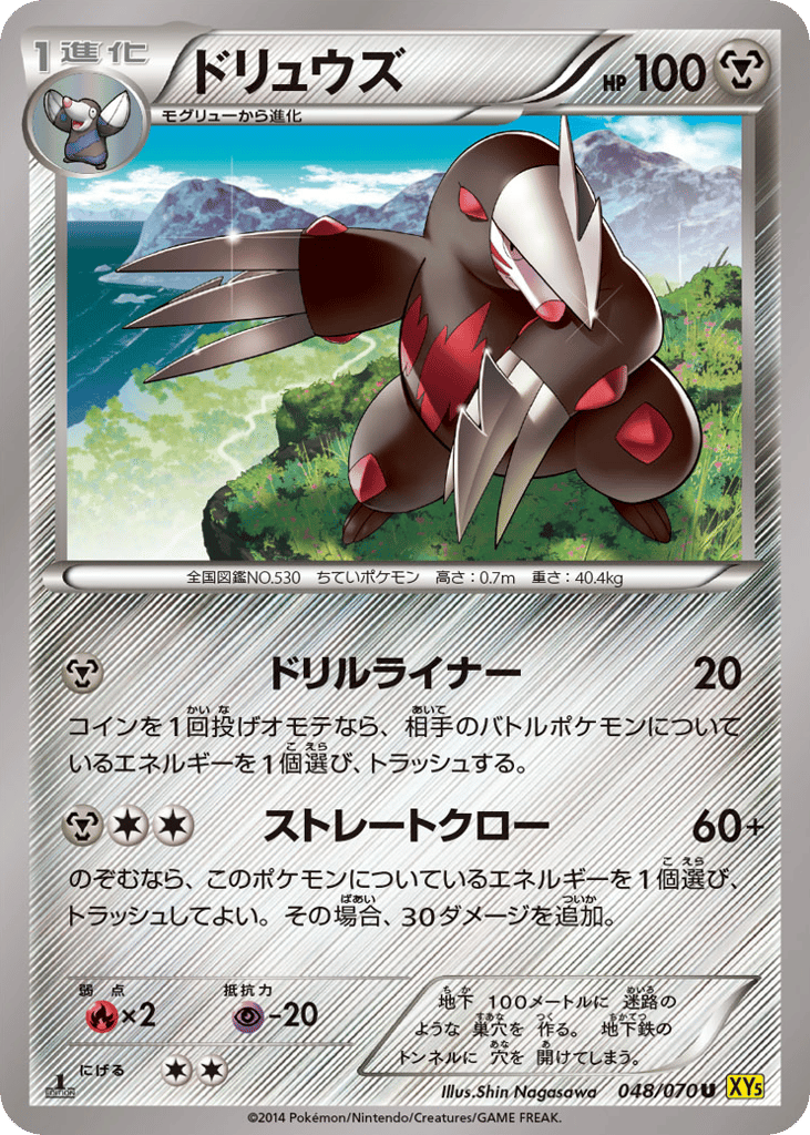 ドリュウズ card front
