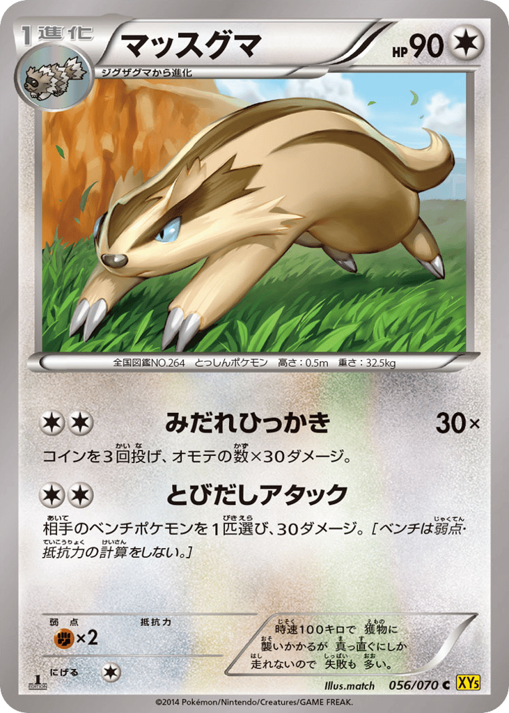 マッスグマ card front