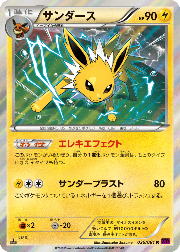 サンダース card front