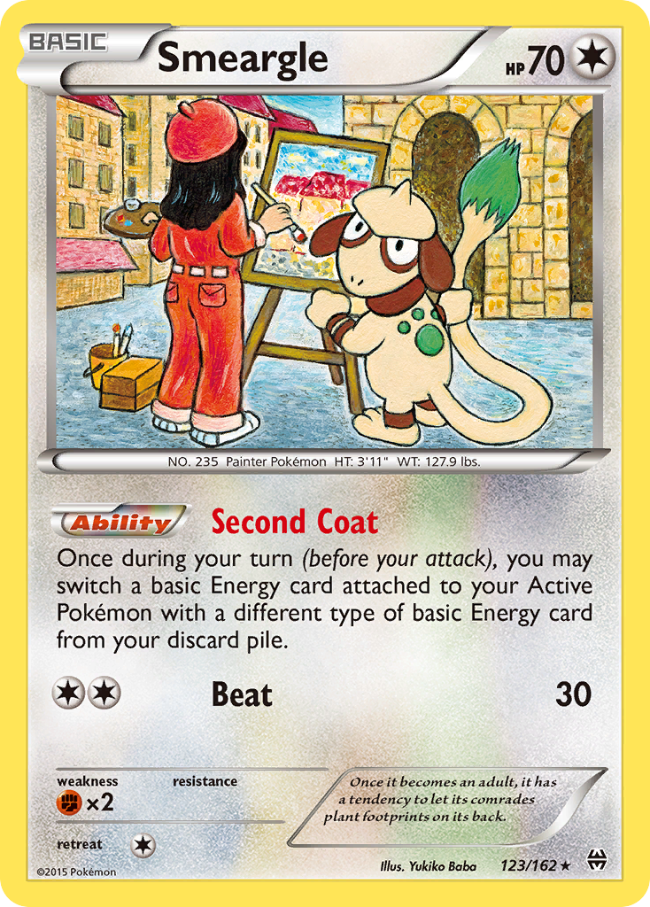 Smeargle card front