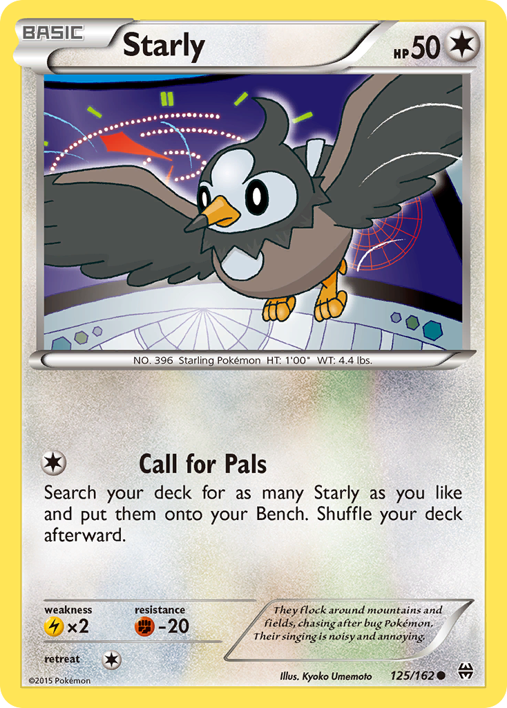 Starly card front