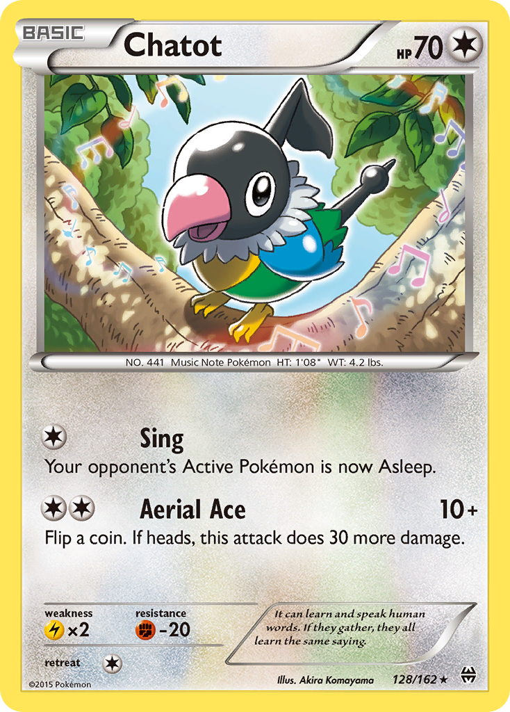 Chatot card front