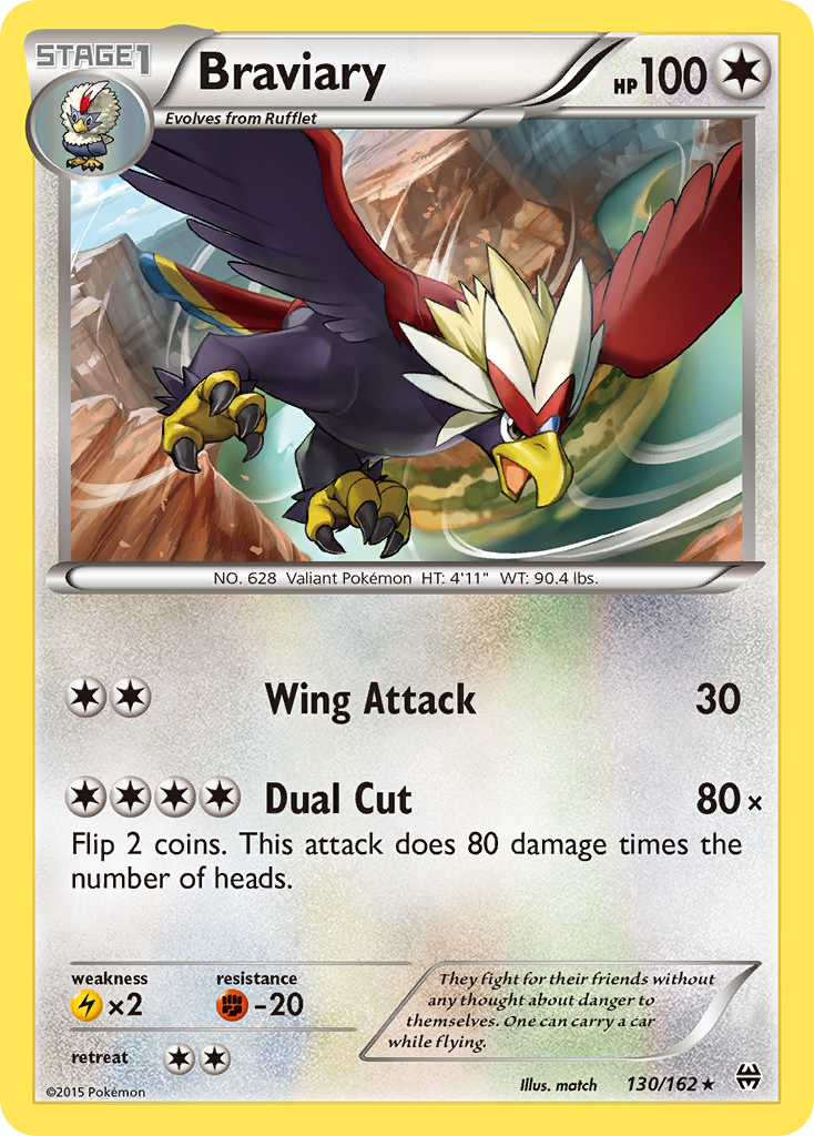 Braviary card front