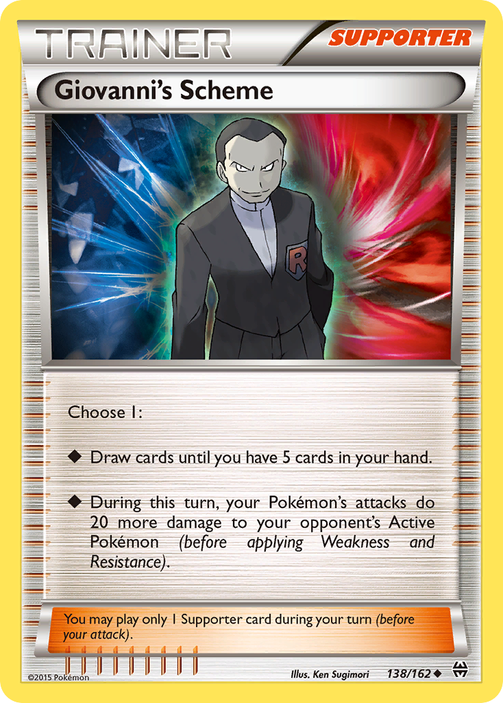 Giovanni's Scheme card front