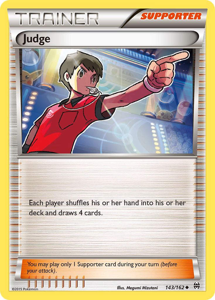 Judge card front