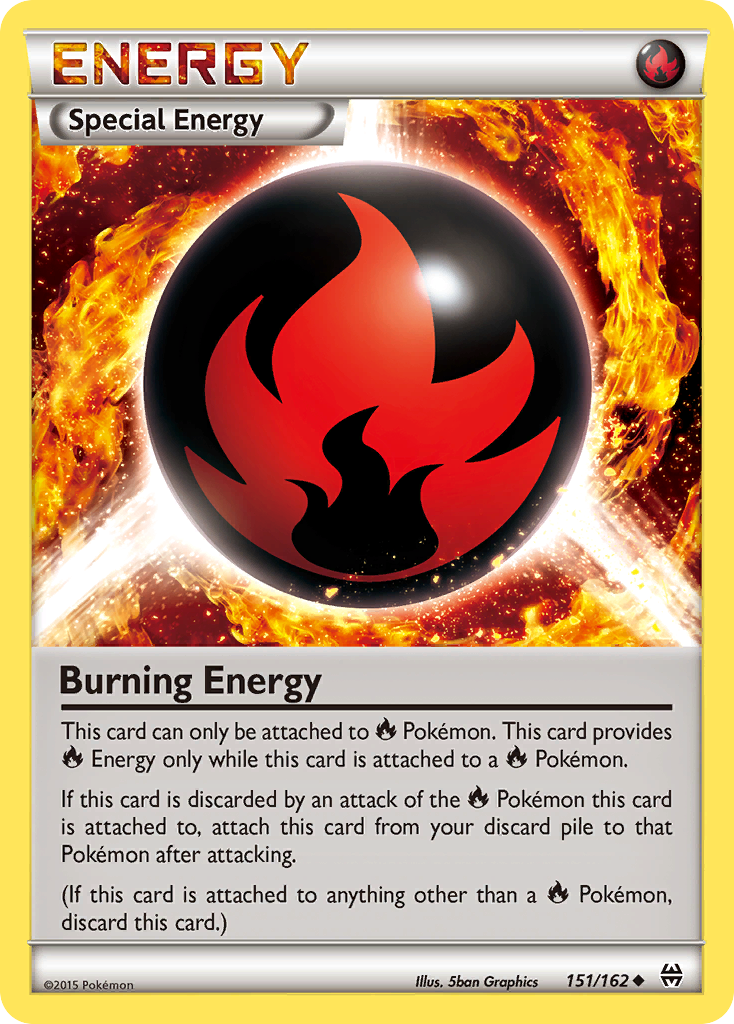 Burning Energy card front