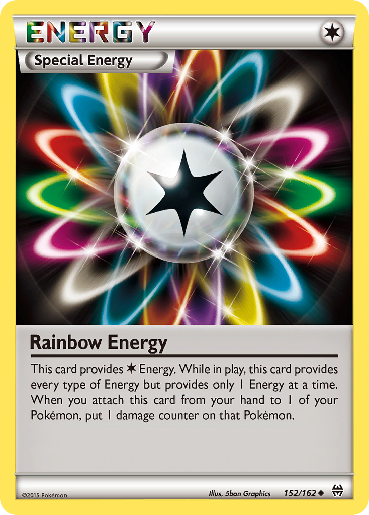 Rainbow Energy card front