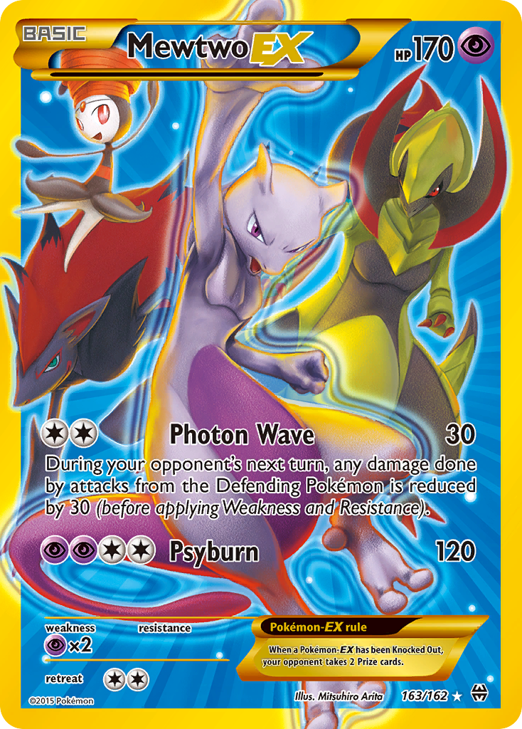Mewtwo-EX card front