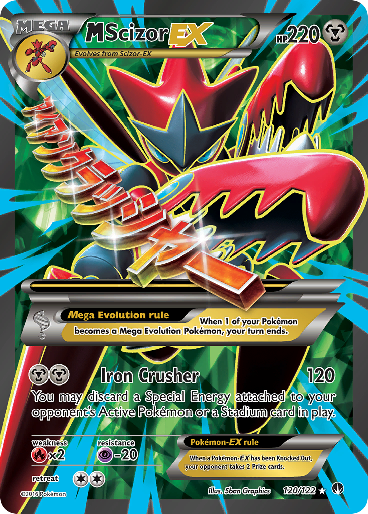 M Scizor-EX card front