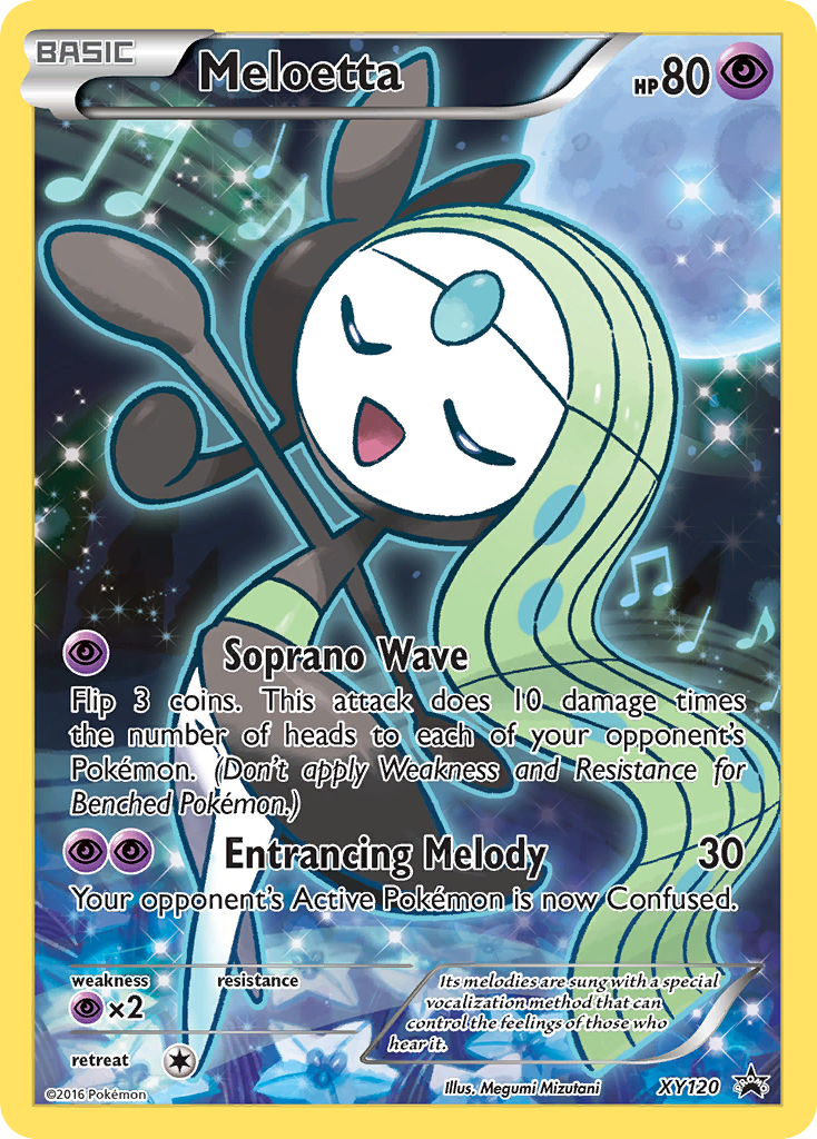 Meloetta card front