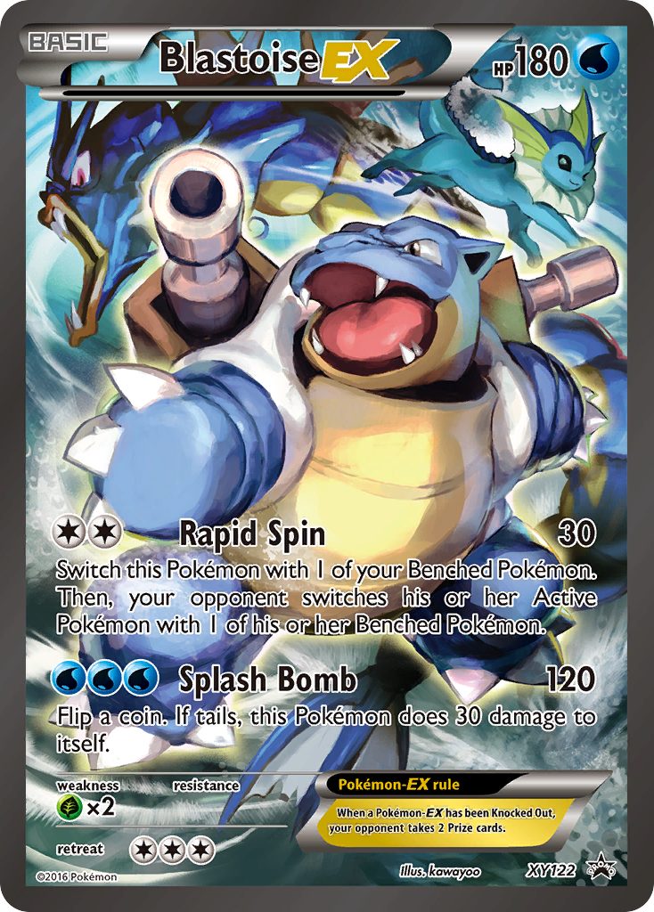 Blastoise-EX card front