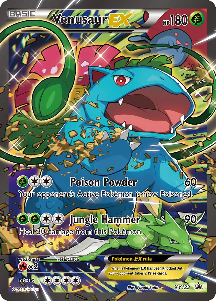Venusaur-EX card front