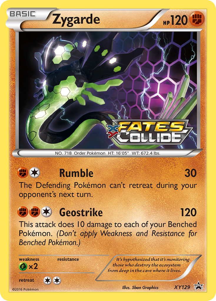 Zygarde card front