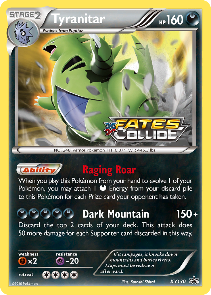 Tyranitar card front
