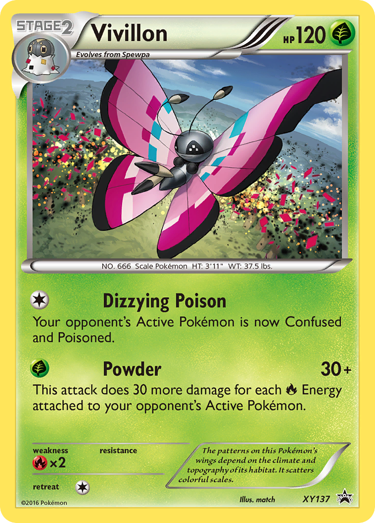 Vivillon card front