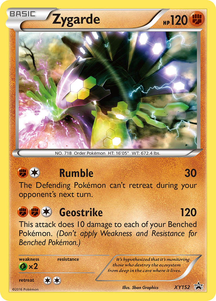 Zygarde card front
