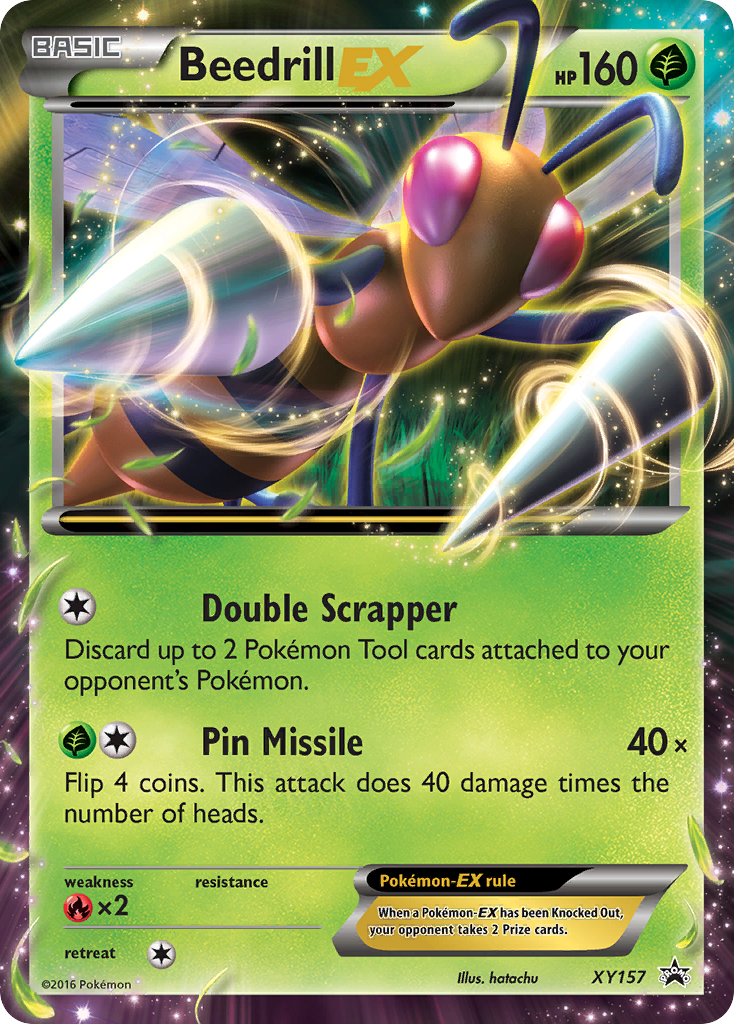 Beedrill-EX card front