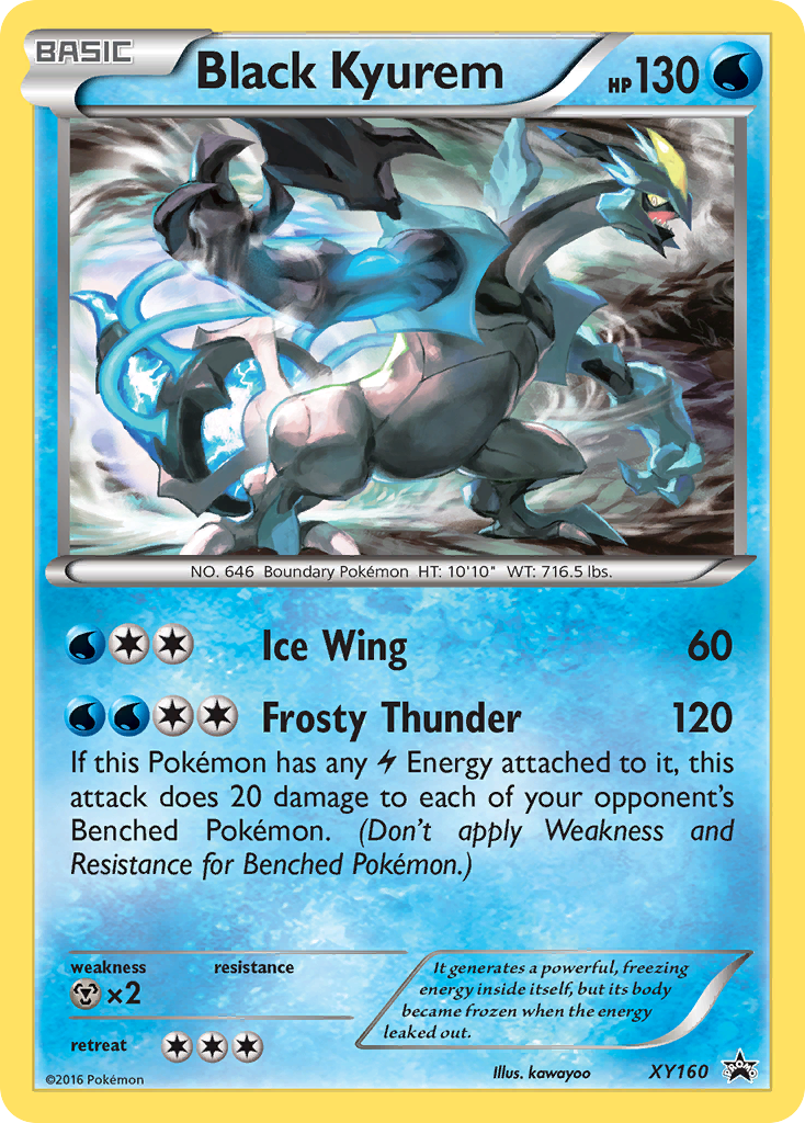 Black Kyurem card front