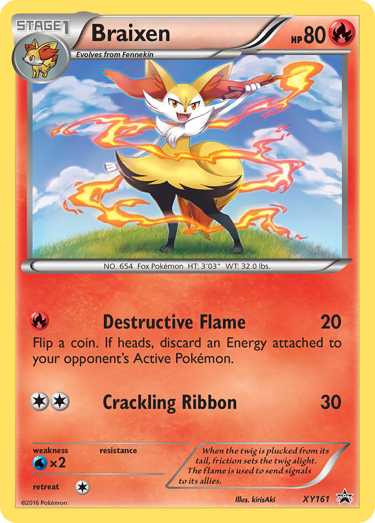 Braixen card front