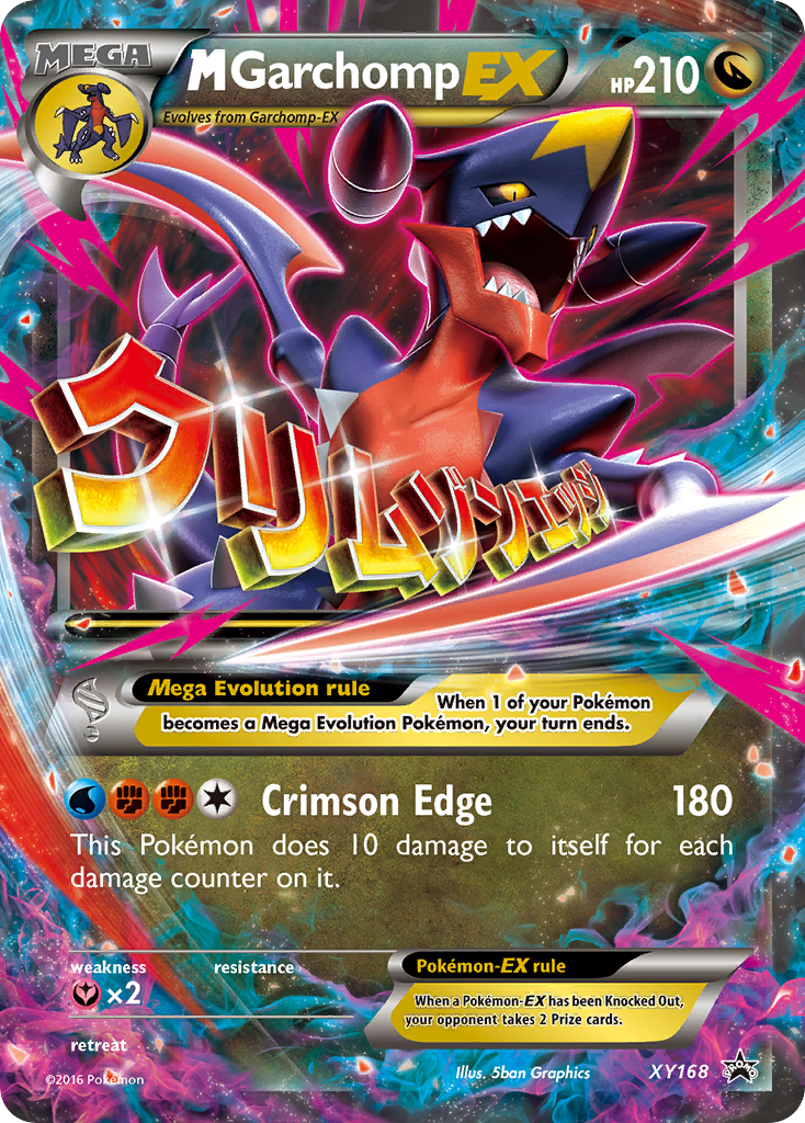 M Garchomp-EX card front