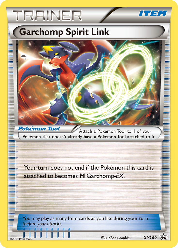 Garchomp Spirit Link card front
