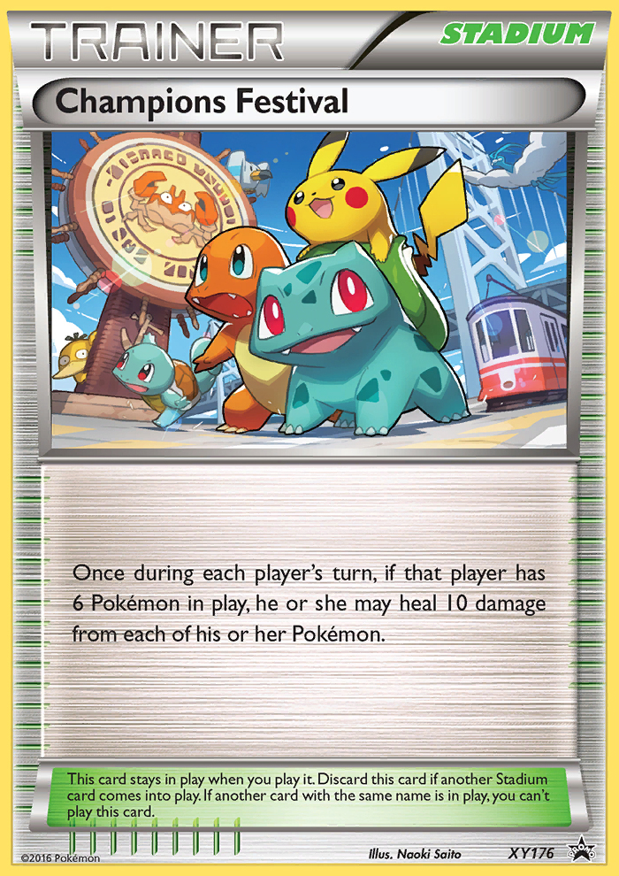Champions Festival card front