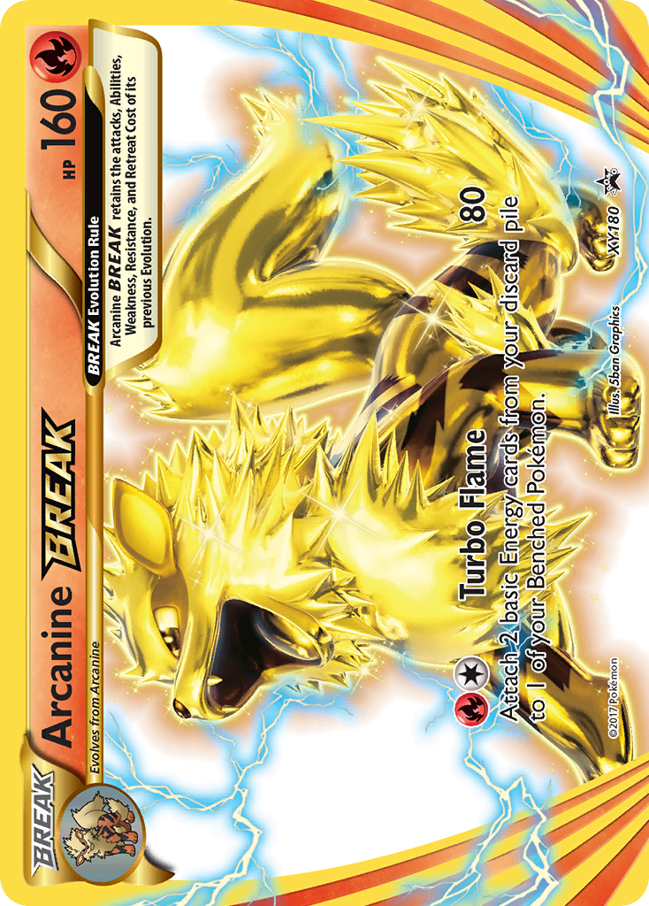 Arcanine BREAK card front